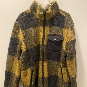 x Todd Snyder Buffalo Check High Pile Fleece Jacket